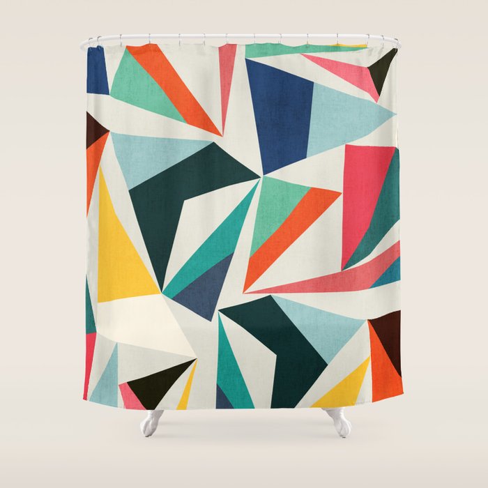 Collection of pointy summit Shower Curtain Gallery Image 1