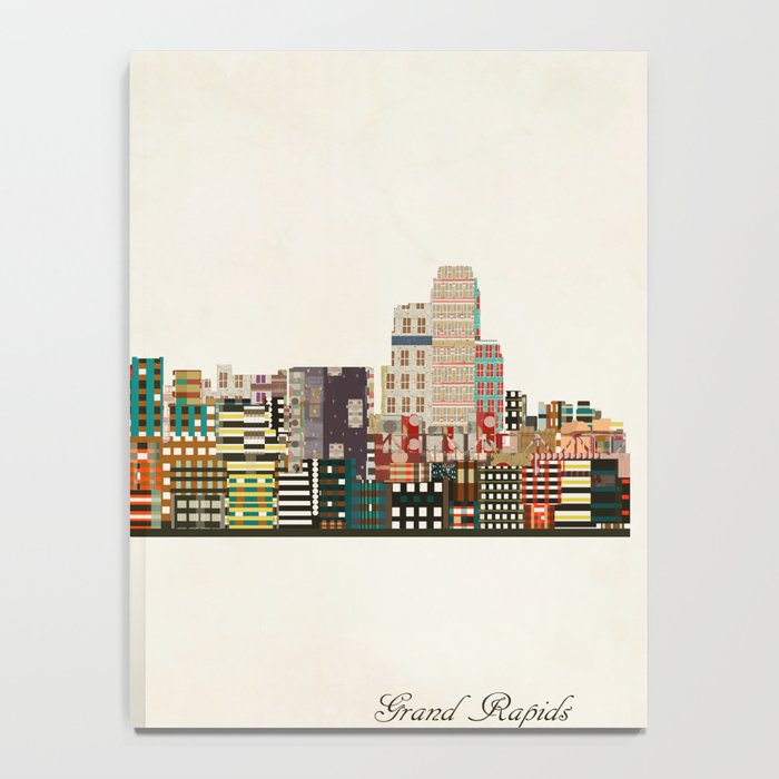 grand rapids michigan skyline Notebook Gallery Image 4