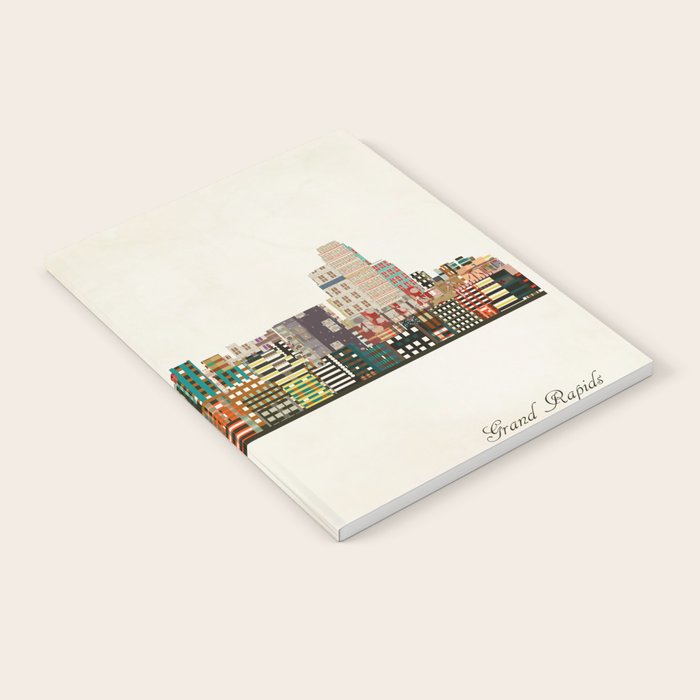 grand rapids michigan skyline Notebook Gallery Image 1