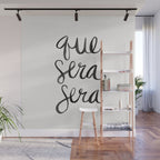 Whatever Will Be, Will Be (Black Ink) Wall Mural Gallery Image 1
