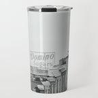 Domino Sugars Building Black and White Baltimore Photograph Travel Mug Gallery Image 1