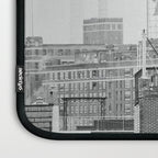 Domino Sugars Building Black and White Baltimore Photograph Laptop Sleeve Gallery Image 3