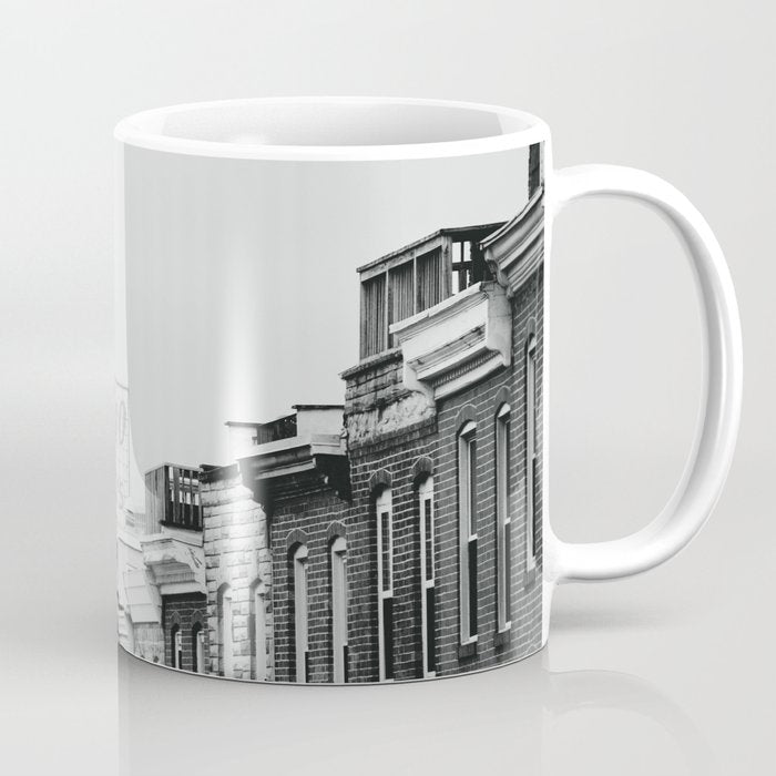 Domino Sugars Building Black and White Baltimore Photograph Coffee Mug Gallery Image 1
