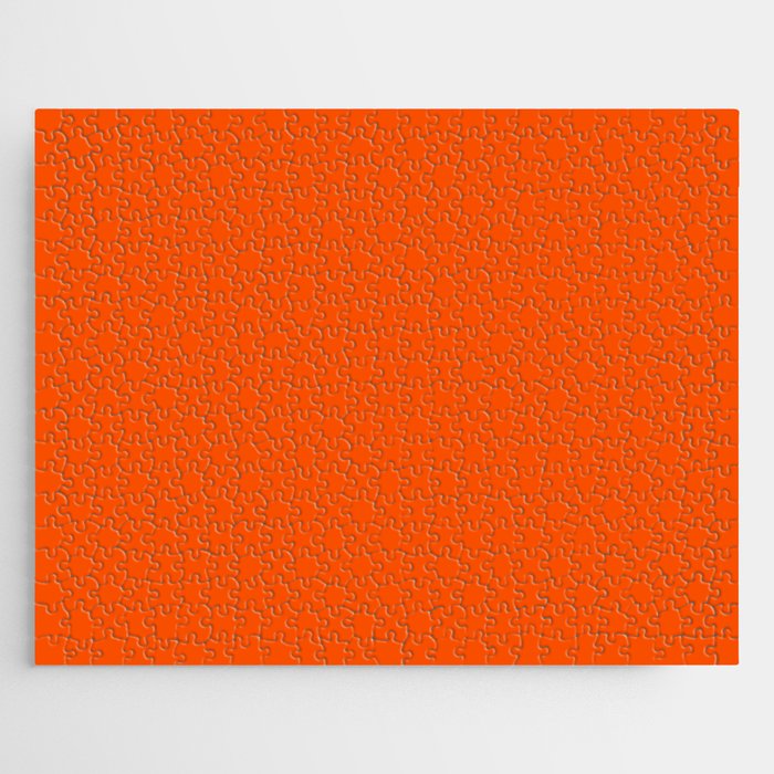 Spiced Orange Solid Color for 70s Brown and Orange Collection Jigsaw Puzzle Gallery Image 1