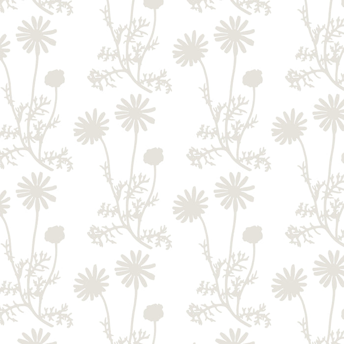 White Floral Botanical Wild Daisies Cottage Pattern Petite Coffee Mug Gallery Image 2