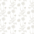 White Floral Botanical Wild Daisies Cottage Pattern Petite Coffee Mug Gallery Image 2