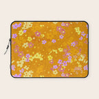 Summer Garden (Orange) Laptop Sleeve Gallery Image 1