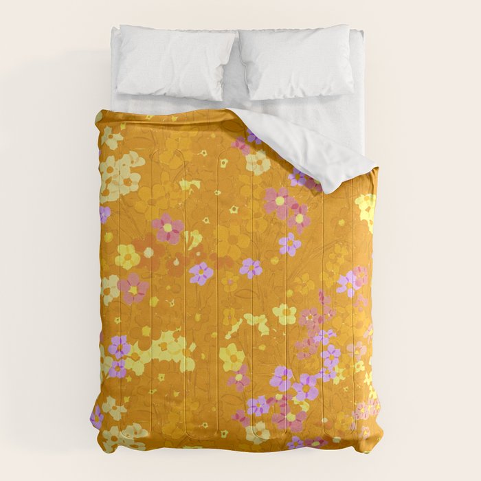 Summer Garden (Orange) Comforter Gallery Image 1