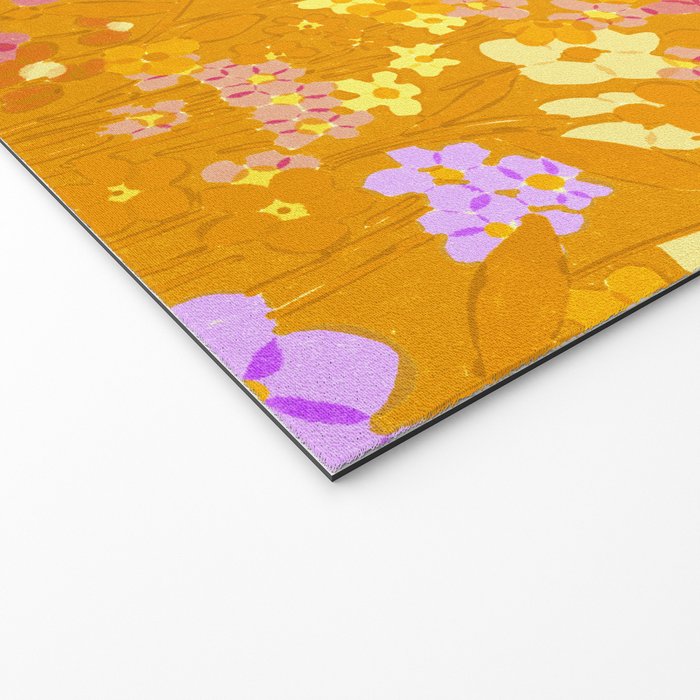 Summer Garden (Orange) Welcome Mat Gallery Image 2