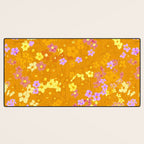 Summer Garden (Orange) Desk Mat Gallery Image 3