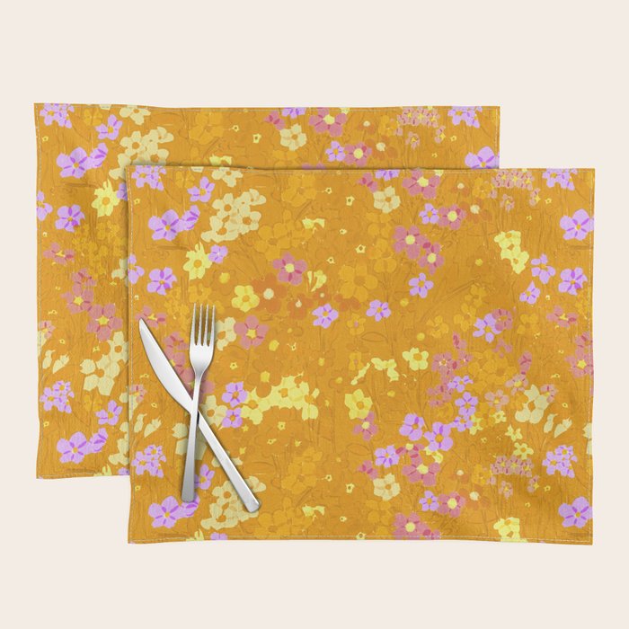 Summer Garden (Orange) Placemat Gallery Image 1