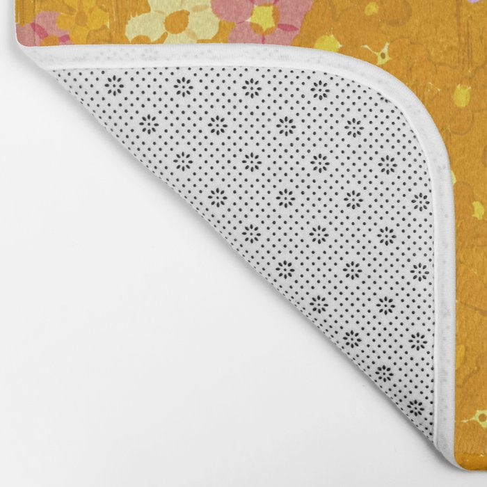 Summer Garden (Orange) Bath Mat Gallery Image 2