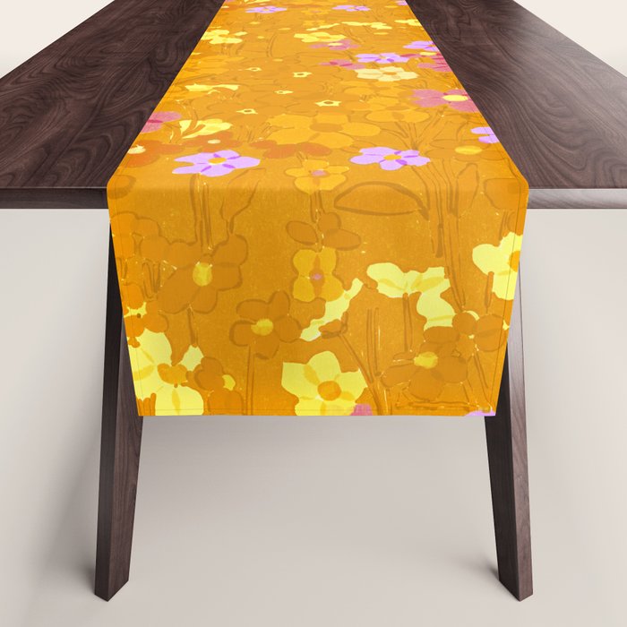 Summer Garden (Orange) Table Runner Gallery Image 1