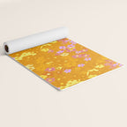 Summer Garden (Orange) Yoga Mat Gallery Image 2