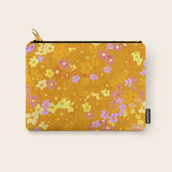 Summer Garden (Orange) Carry All Pouch Gallery Image 1