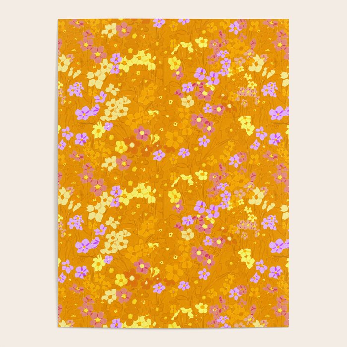 Summer Garden (Orange) Poster Gallery Image 4