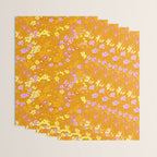 Summer Garden (Orange) Wrapping Paper Gallery Image 3