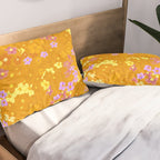 Summer Garden (Orange) Pillow Sham Gallery Image 2