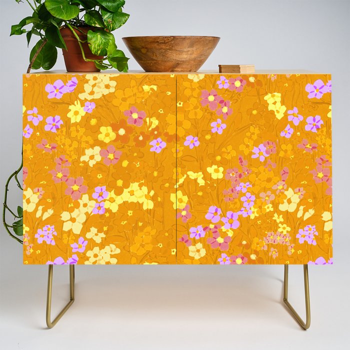 Summer Garden (Orange) Credenza Gallery Image 1