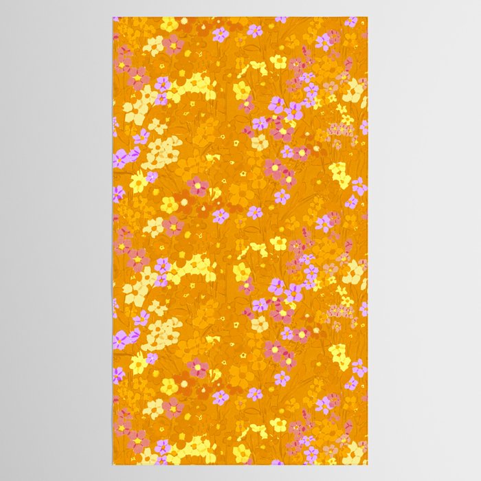 Summer Garden (Orange) Tablecloth Gallery Image 2