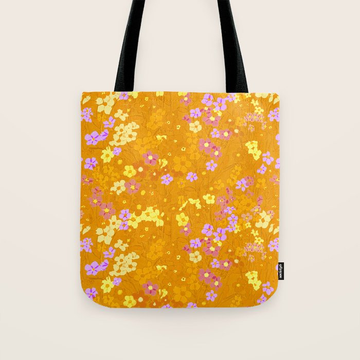 Summer Garden (Orange) Tote Bag Gallery Image 1