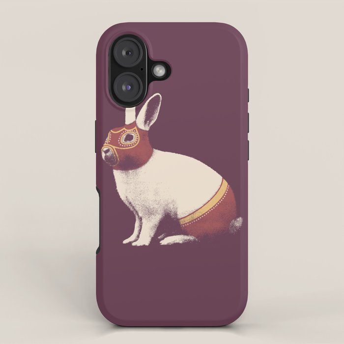 Lapin Catcheur (Rabbit Wrestler) iPhone Case Gallery Image 1