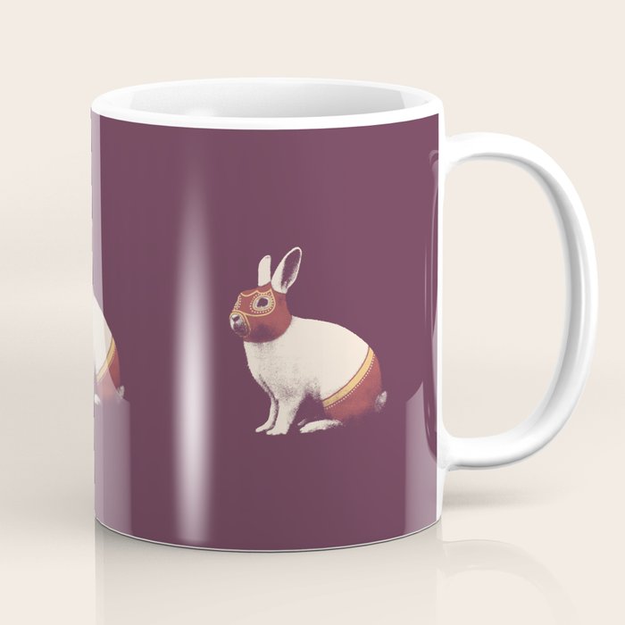 Lapin Catcheur (Rabbit Wrestler) Coffee Mug Gallery Image 1