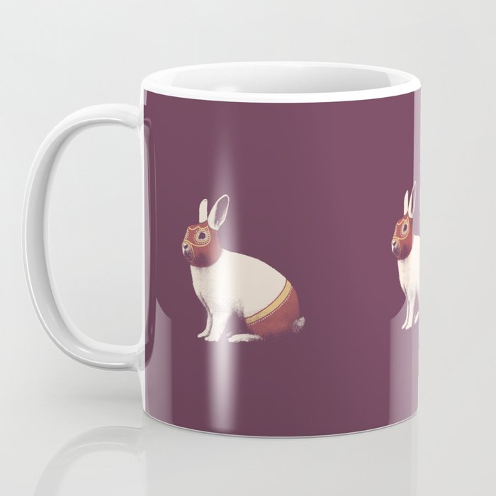 Lapin Catcheur (Rabbit Wrestler) Coffee Mug Gallery Image 3