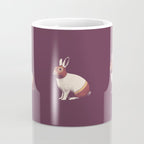 Lapin Catcheur (Rabbit Wrestler) Coffee Mug Gallery Image 4