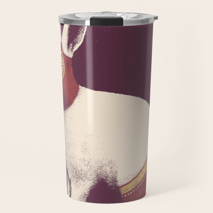 Lapin Catcheur (Rabbit Wrestler) Travel Mug Gallery Image 1