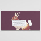 Lapin Catcheur (Rabbit Wrestler) Desk Mat Gallery Image 1