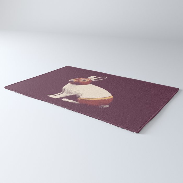 Lapin Catcheur (Rabbit Wrestler) Rug Gallery Image 3