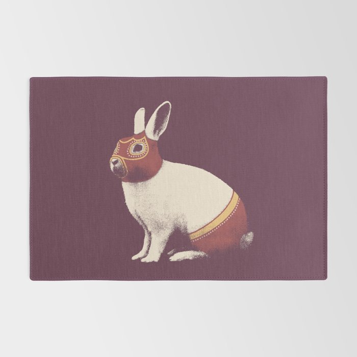 Lapin Catcheur (Rabbit Wrestler) Rug Gallery Image 2