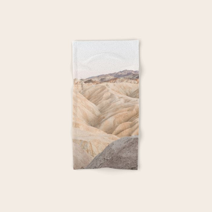 Zabriskie Point In Death Valley National Park Photo | Landscape Art Print | USA Travel Photography Bath Towel Gallery Image 1
