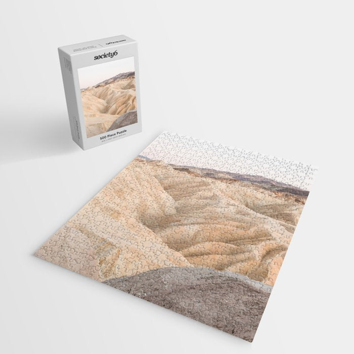 Zabriskie Point In Death Valley National Park Photo | Landscape Art Print | USA Travel Photography Jigsaw Puzzle Gallery Image 2