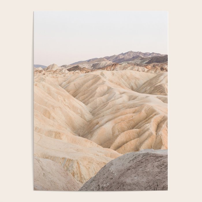 Zabriskie Point In Death Valley National Park Photo | Landscape Art Print | USA Travel Photography Poster Gallery Image 4