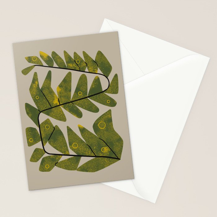 Snaky Fern Stationery Card Gallery Image 2