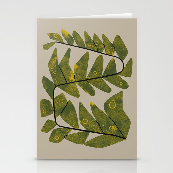 Snaky Fern Stationery Card Gallery Image 2