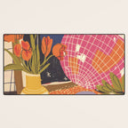 Disco night Desk Mat Gallery Image 3