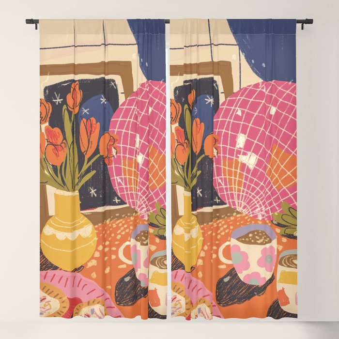 Disco night Window Curtain Gallery Image 1