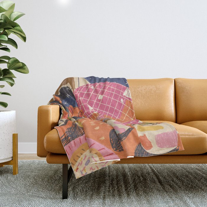 Disco night Throw Blanket Gallery Image 1