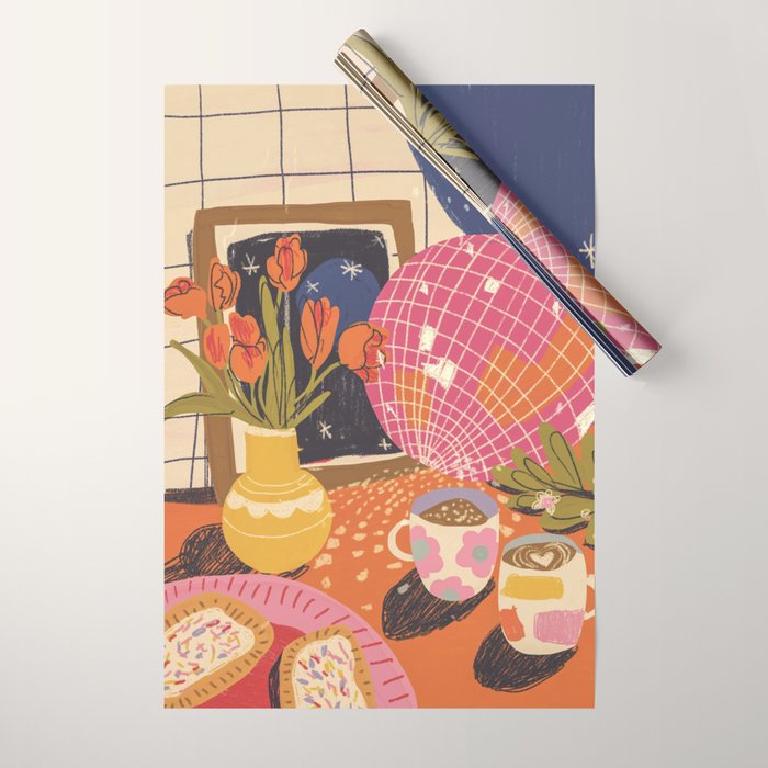 Disco night Wrapping Paper Gallery Image 1