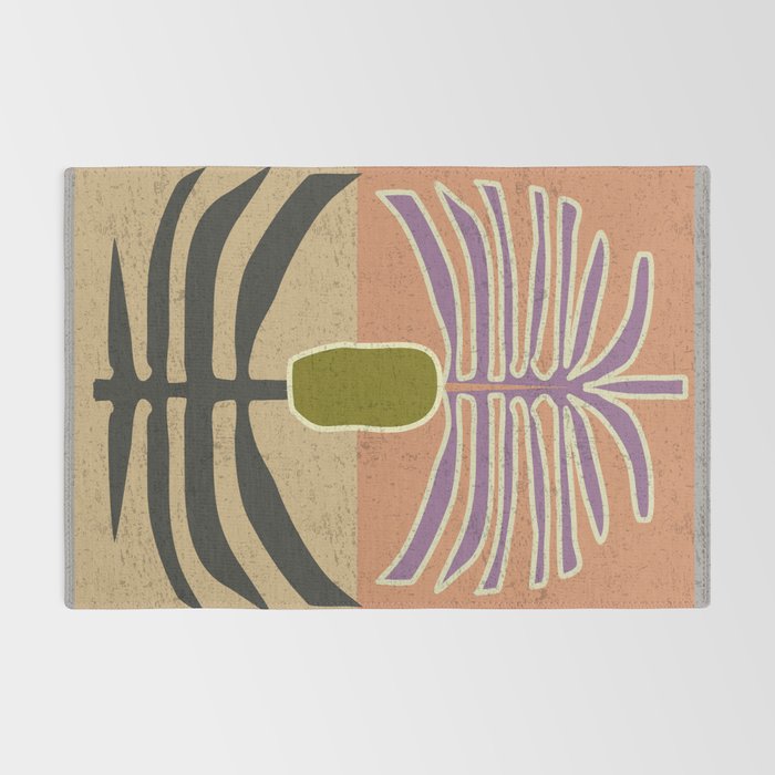 Stylized Palm Tree Rug Gallery Image 2