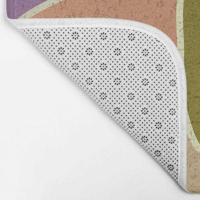Stylized Palm Tree Bath Mat Gallery Image 2
