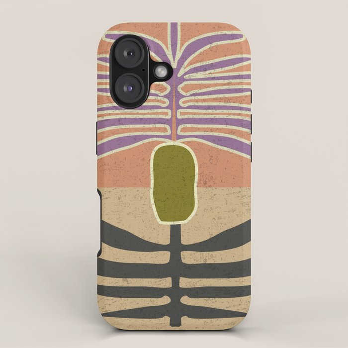 Stylized Palm Tree iPhone Case Gallery Image 1