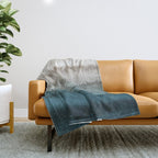 WITHIN THE TIDES - CRASHING WAVES TEAL Throw Blanket Gallery Image 1