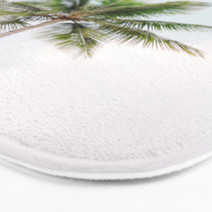 For the love of palm trees | Dominican Republic travel photography print | Summer time Bath Mat Gallery Image 3