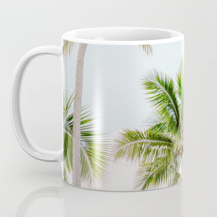 For the love of palm trees | Dominican Republic travel photography print | Summer time Coffee Mug Gallery Image 3