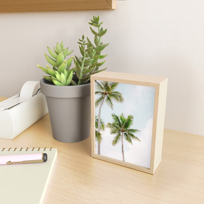 For the love of palm trees | Dominican Republic travel photography print | Summer time Mini Art Print Gallery Image 2