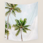 For the love of palm trees | Dominican Republic travel photography print | Summer time Wall Tapestry Gallery Image 4